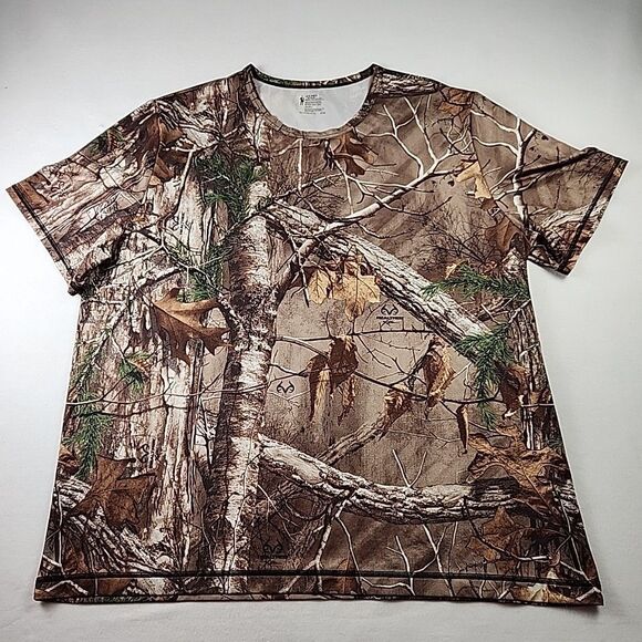 Jockey Other - Real Tree Camo Camouflage XXL Jockey Light Layer 365 Short Sleeve Shirt Top
